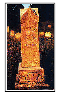 Samuel B. Long gravestone
